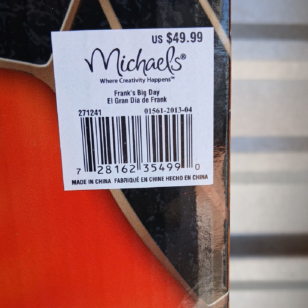 Michaels Frank's Big Day Craft Set - Orange and Black